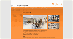 Desktop Screenshot of pfistergassoptik.ch